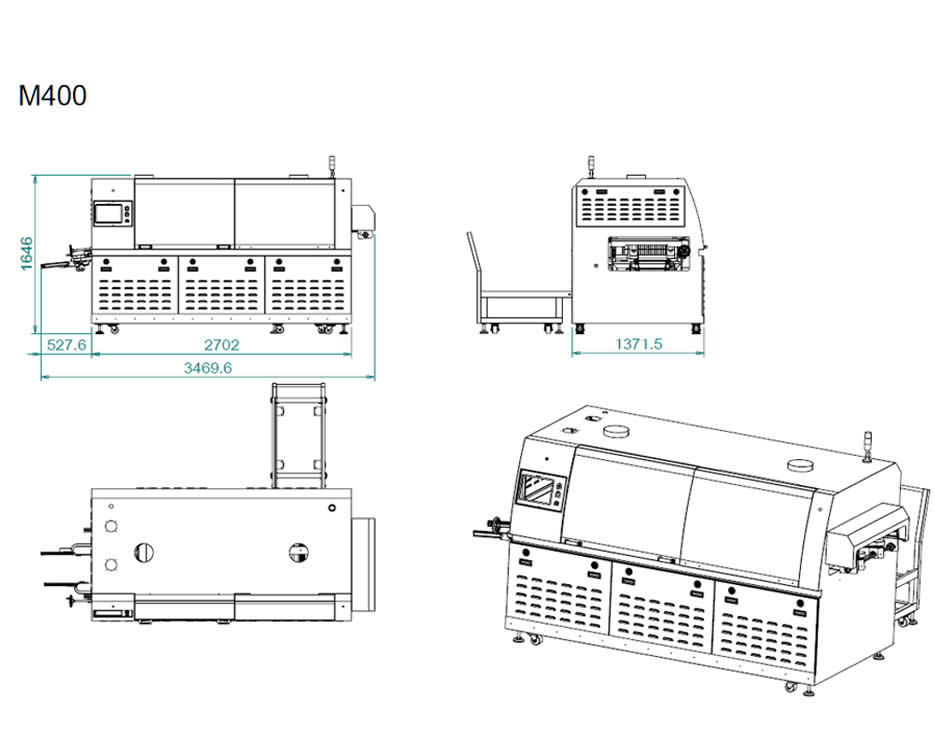 Lead Free Wave Soldering Machine M seires