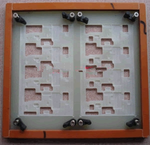 Fiberglass board soldering oven fixtures